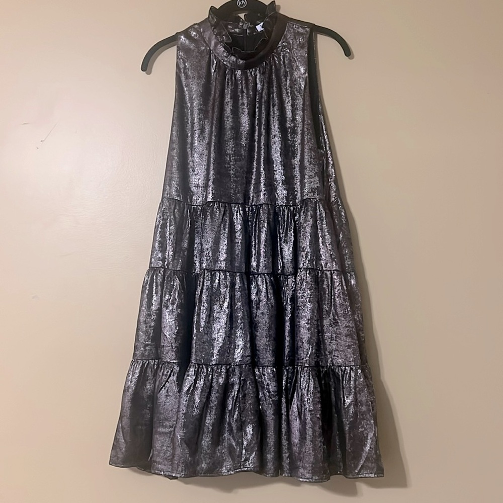 TCEC Silver Mini Dress